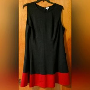 Avenue Black & Red Dress
